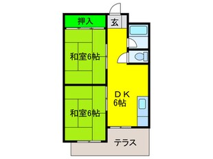 大栄マンションの物件間取画像